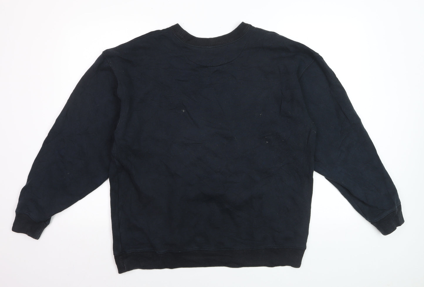 Croft & Barrow Men's Black Wolf Graphic Pullover Sweatshirt M