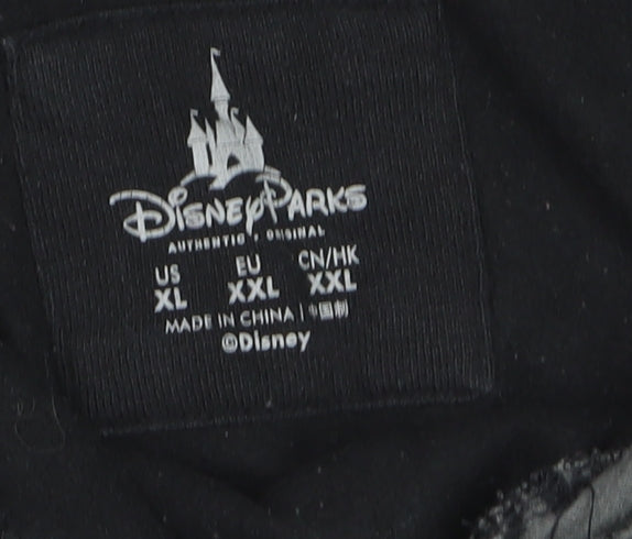 Disney Parks Men’s Black 2XL Mickey Mouse Pullover Hoodie