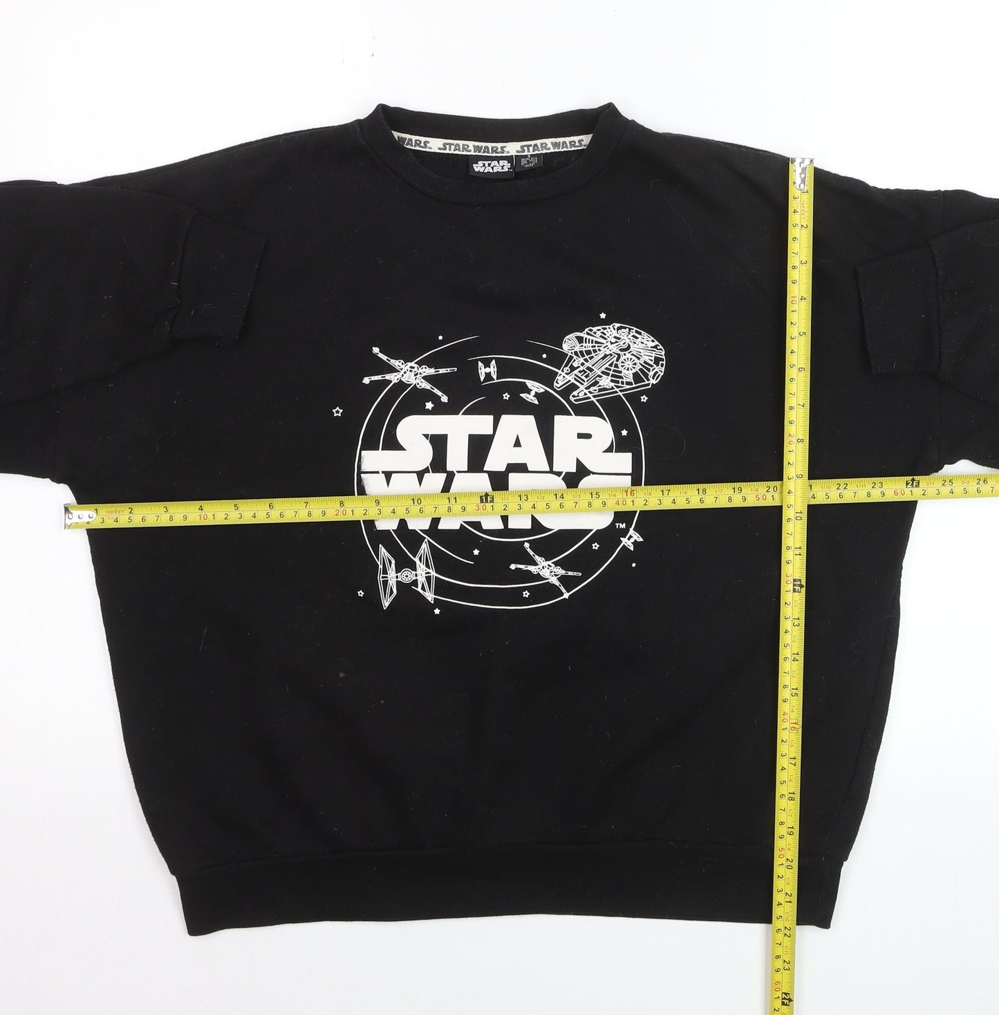 Star Wars Men’s Black Sweatshirt Small Regular Fit Pullover
