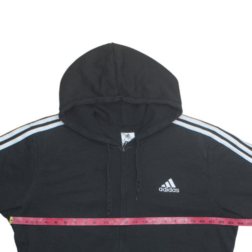Adidas Men's Black XL Full Zip Hoodie Sweatshirt Sportswear