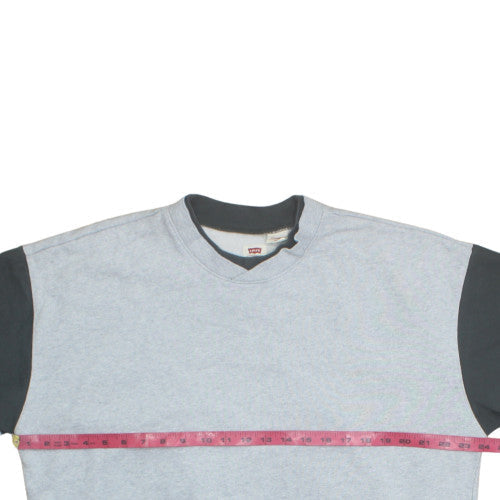 Levi's Men's Grey Oversized Crew Neck Sweatshirt Size M