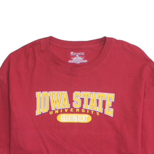 Champion Men’s Red Iowa State University Grandparent T-Shirt XL