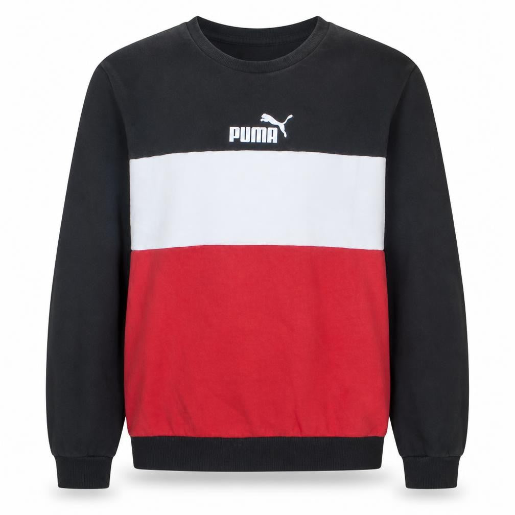 Puma Mens Multicoloured 2XL Crew Neck Pullover Sweatshirt