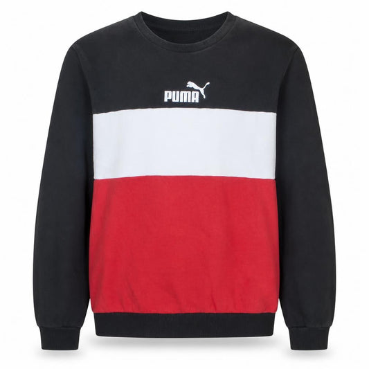 Puma Mens Multicoloured 2XL Crew Neck Pullover Sweatshirt
