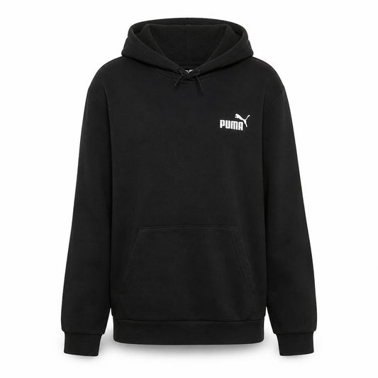 Puma Men's Black Pullover Hoodie M Fleece Sportswear