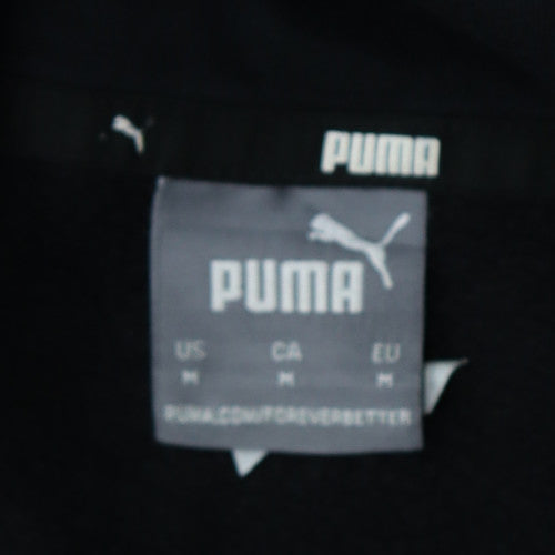 Puma Men's Black Pullover Hoodie M Fleece Sportswear