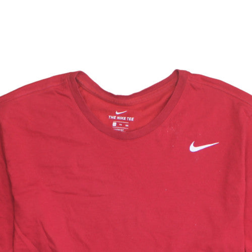Nike Men's Red 2XL Athletic Fit Dri-Fit Sports T-Shirt