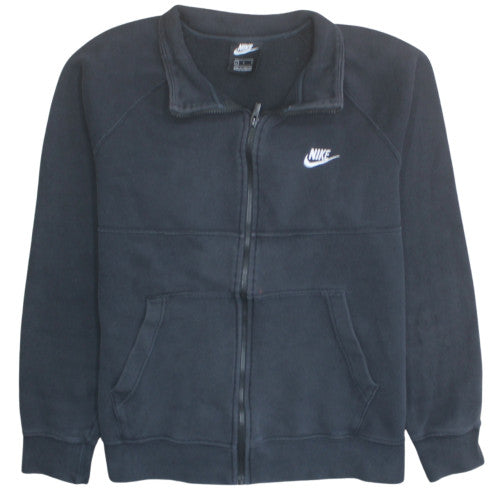 Nike Men's Black Full Zip Fleece Sweatshirt Size L