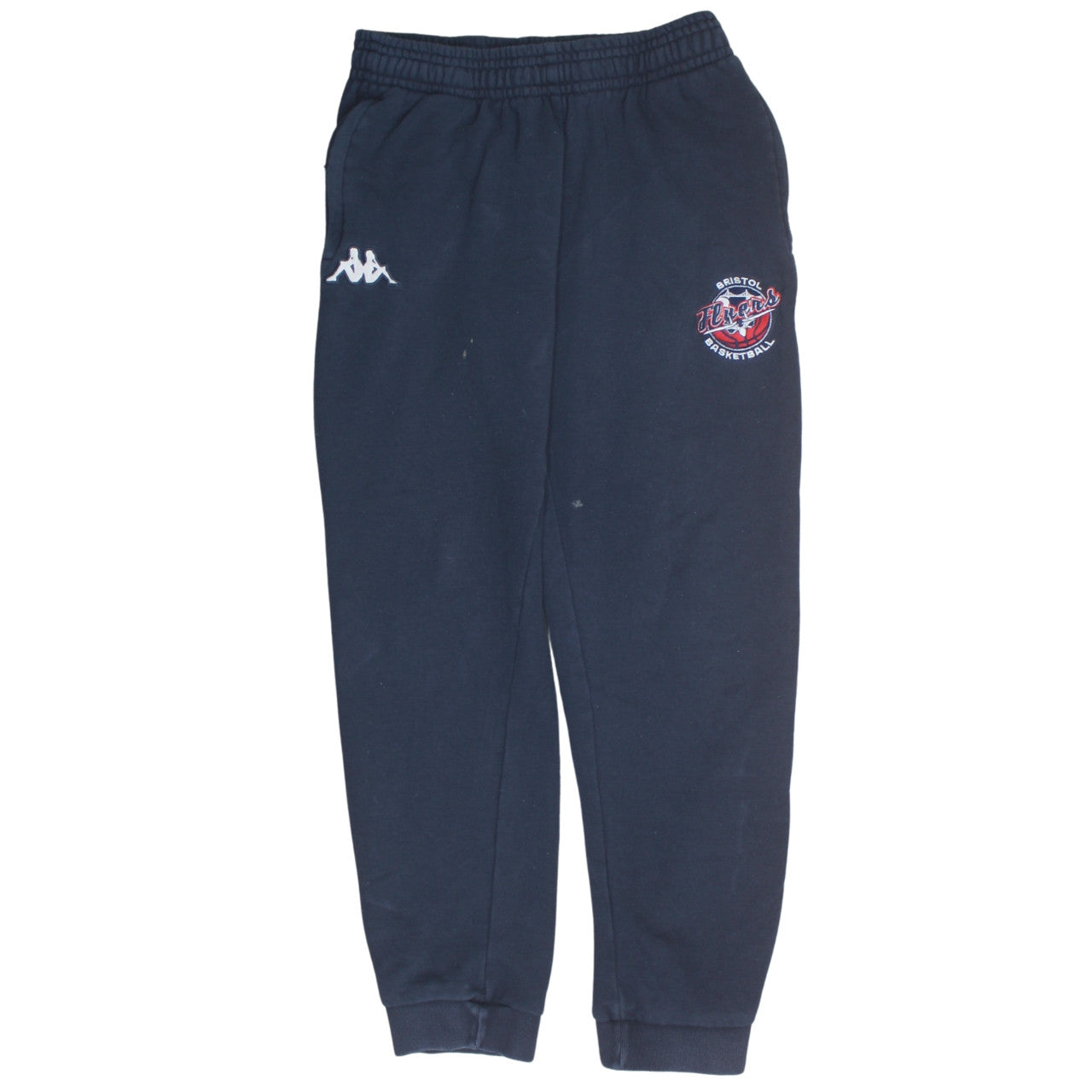 Kappa Mens Black Bristol Flyers Basketball Joggers Medium