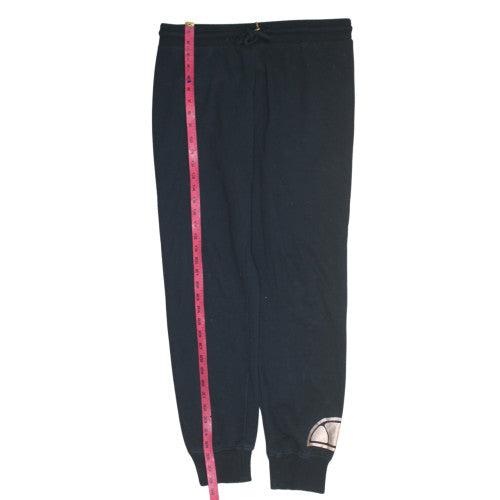 Ellesse Mens Black Jogger Sweatpants Size L Drawstring Waist Cotton Blend