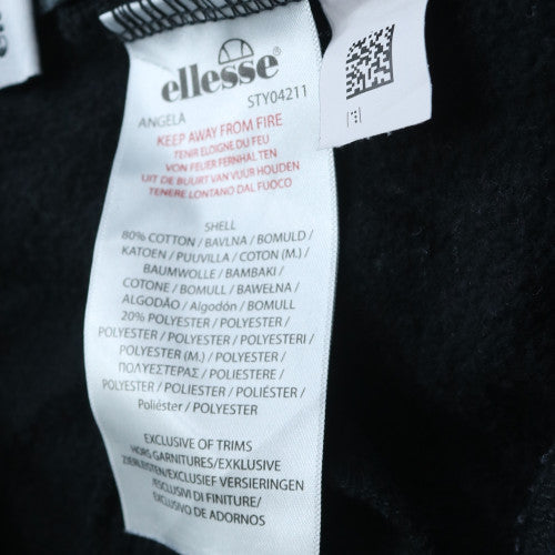 Ellesse Mens Black Jogger Sweatpants Size L Drawstring Waist Cotton Blend
