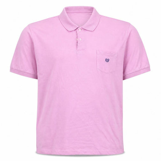 Chaps Men's Pink Cotton Polo Shirt XXL Classic Fit Casual