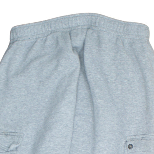 Nike Men's Grey Jogger Fleece Cargo Sweatpants M Regular Fit