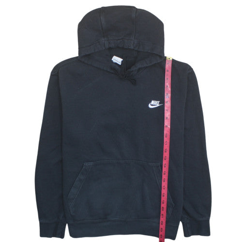 Nike Men's Black L Pullover Hoodie Cotton Blend Fleece Sweatshirt