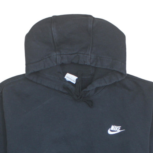 Nike Men's Black L Pullover Hoodie Cotton Blend Fleece Sweatshirt