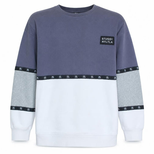 Stussy Mens Multicoloured Crew Neck Pullover Sweatshirt Size S
