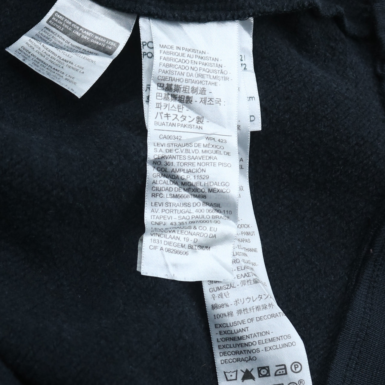 Levi's Men's Multicoloured Relaxed Fit Crew Neck Sweatshirt L