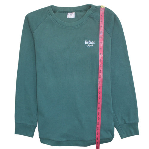 Lee Cooper Men’s Green Crew Neck Pullover Sweatshirt L