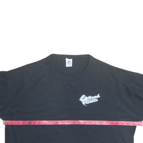 Russell Athletic Men's Black XL Sports Logo T-Shirt