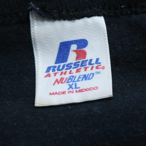 Russell Athletic Men's Black XL Sports Logo T-Shirt
