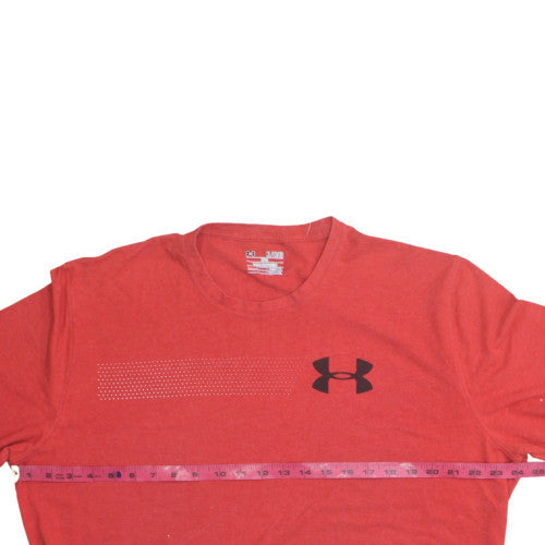 Under Armour Mens Red XL HeatGear T-Shirt Lightweight Active Top