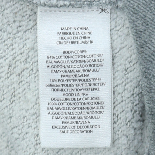 Polo Ralph Lauren Mens Grey Full Zip Hoodie XL Cotton Blend
