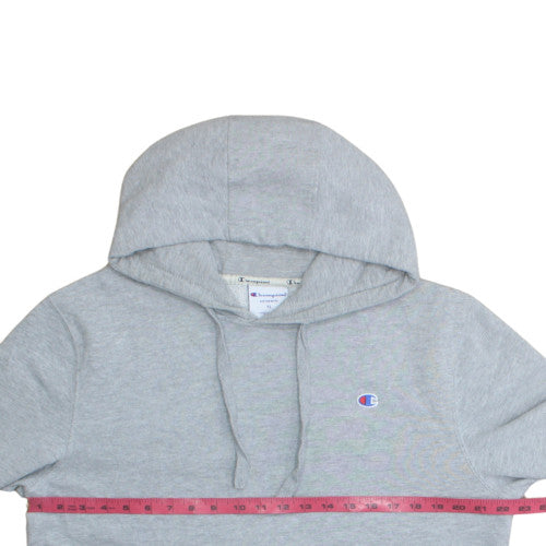 Champion Mens Grey XL Pullover Hoodie Authentic Fleece Sweatshirt