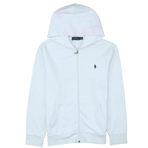 Polo Ralph Lauren Men's White Full Zip Hoodie Size L