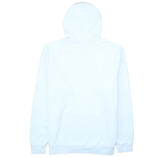 Under Armour Mens White Pullover Hoodie L Relaxed Fit ColdGear