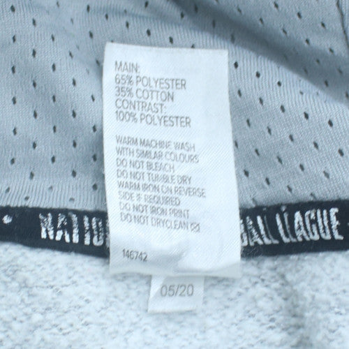 NBL Men's Grey Pullover Hoodie S Regular Fit Sportswear