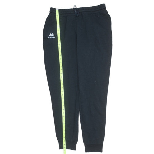 Kappa Men's Black XL Jogger Sweatpants Tapered Fleece Trousers