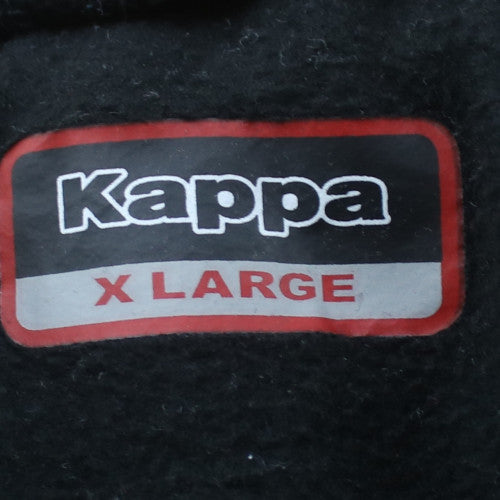 Kappa Men's Black XL Jogger Sweatpants Tapered Fleece Trousers