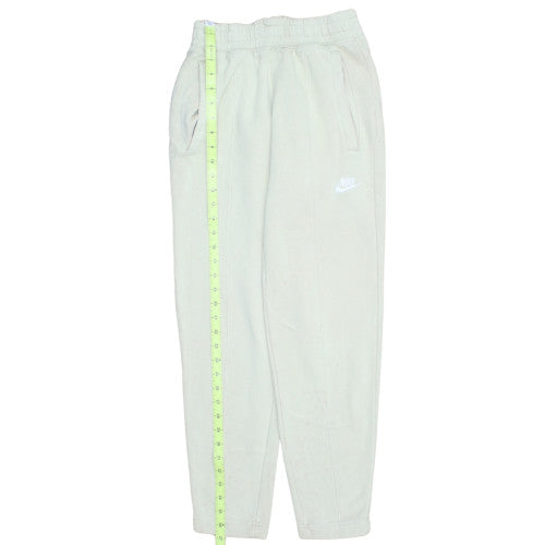 Nike Men's Ivory Fleece Jogger Sweatpants Size M Elastic Waist Tapered