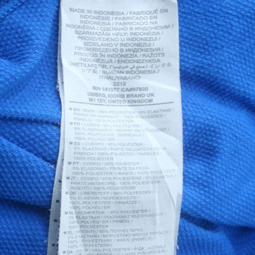 Umbro Mens Blue Everton 1/4 Zip Sports Sweatshirt Size L