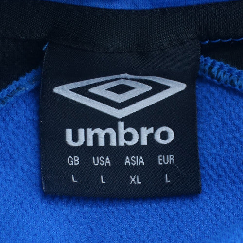Umbro Mens Blue Everton 1/4 Zip Sports Sweatshirt Size L