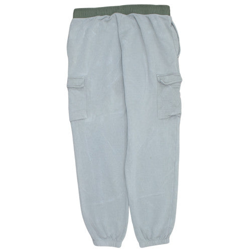 Nike Men’s Grey Fleece Jogger Trousers Size L Loose Fit