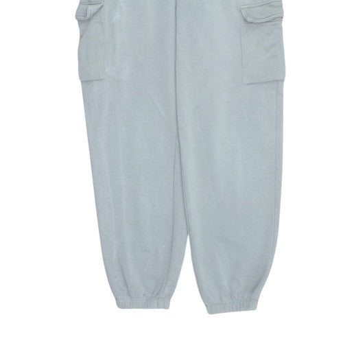 Nike Men’s Grey Fleece Jogger Trousers Size L Loose Fit