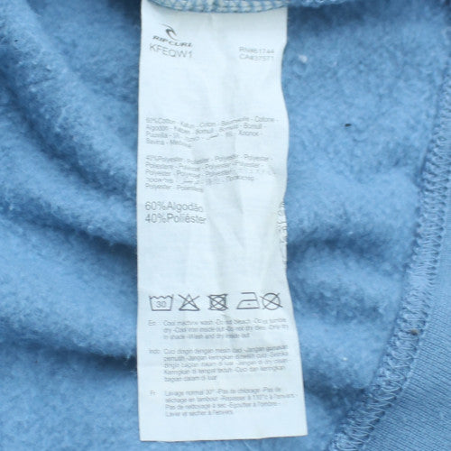 Hugo Boss Men's Blue Cotton Blend Crew Neck Pullover Jumper M
