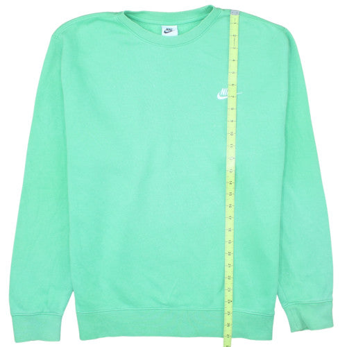 Nike Men's Green Crew Neck Fleece Pullover Sweatshirt M