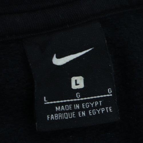 Nike Men's Black Full Zip Hoodie L Swansea University Logo
