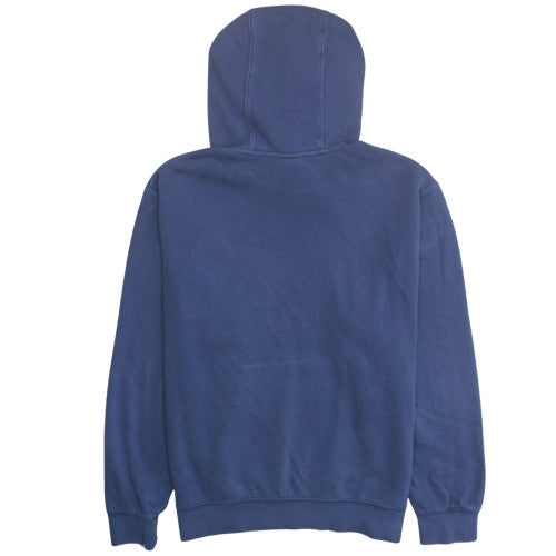 Nike Men's Blue Pullover Fleece Hoodie M Embroidered Logo