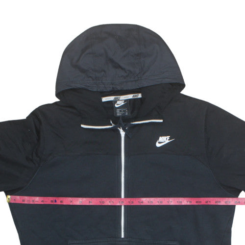 Nike Mens Black XL 1/2 Zip Hoodie Sweatshirt Pullover