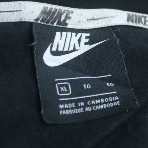 Nike Mens Black XL 1/2 Zip Hoodie Sweatshirt Pullover
