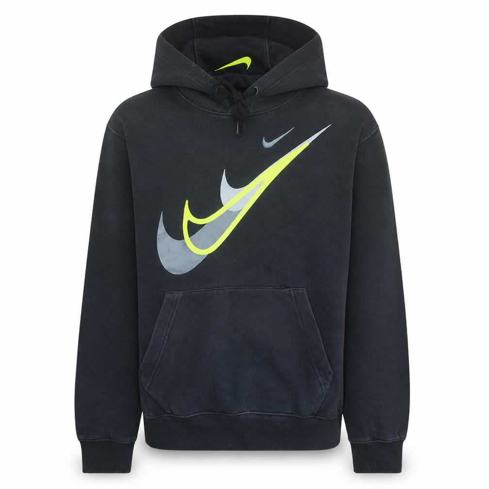 Nike Men's Black XS Pullover Hoodie with Logo Graphic Print