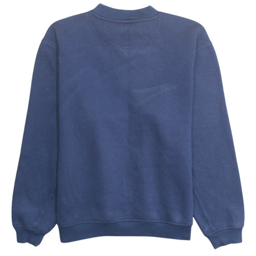 Umbro Men's Blue Sweatshirt M Regular Fit Crew Neck Pullover