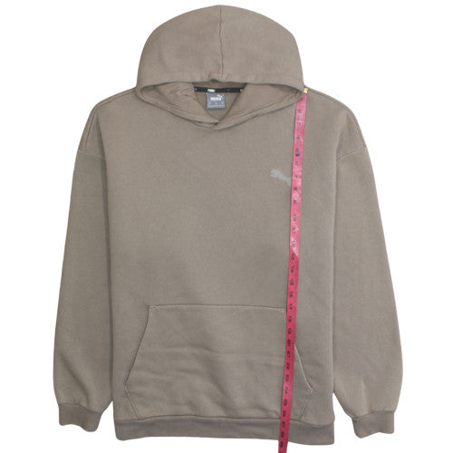 Puma Men's Brown XL Pullover Hoodie Fleece Sweatshirt