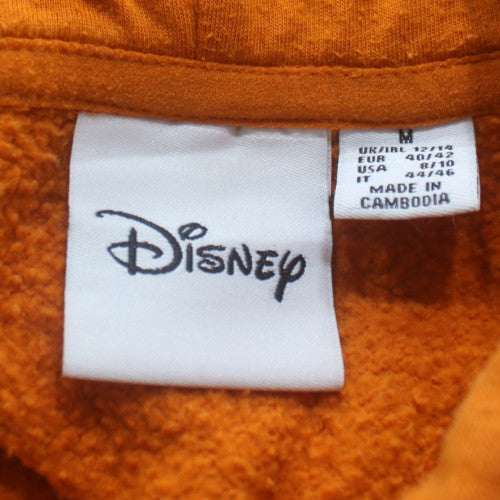 Disney Girls Orange Tigger Hoodie - Medium 10-12 Years Pullover Fleece
