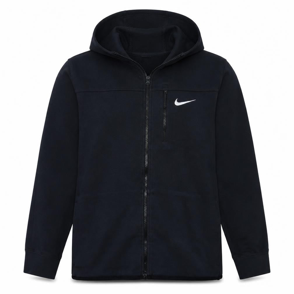 Nike Men's Black Full Zip Hoodie XL Regular Fit Sportswear