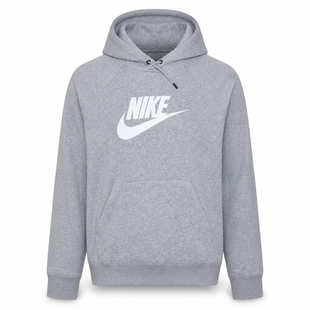 Nike Men's Grey Pullover Hoodie Medium Sportswear Sweatshirt