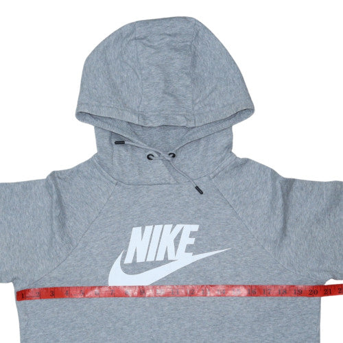 Nike Men's Grey Pullover Hoodie Medium Sportswear Sweatshirt